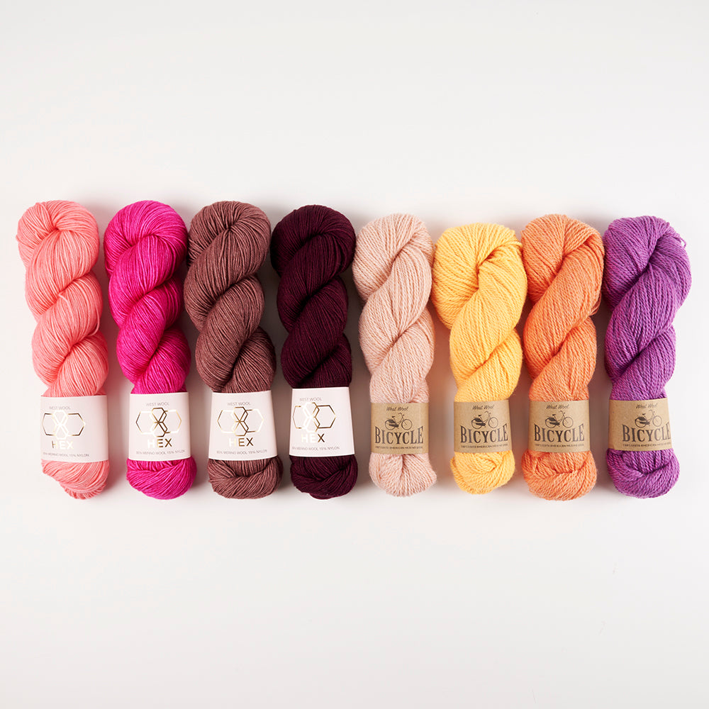Guava Kaleidoscope - West Wool - MKAL 2026