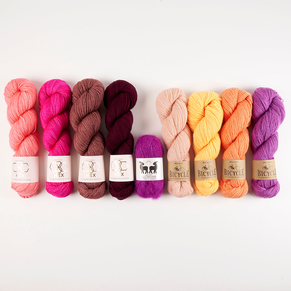 Guava Kaleidoscope - West Wool - MKAL 2026