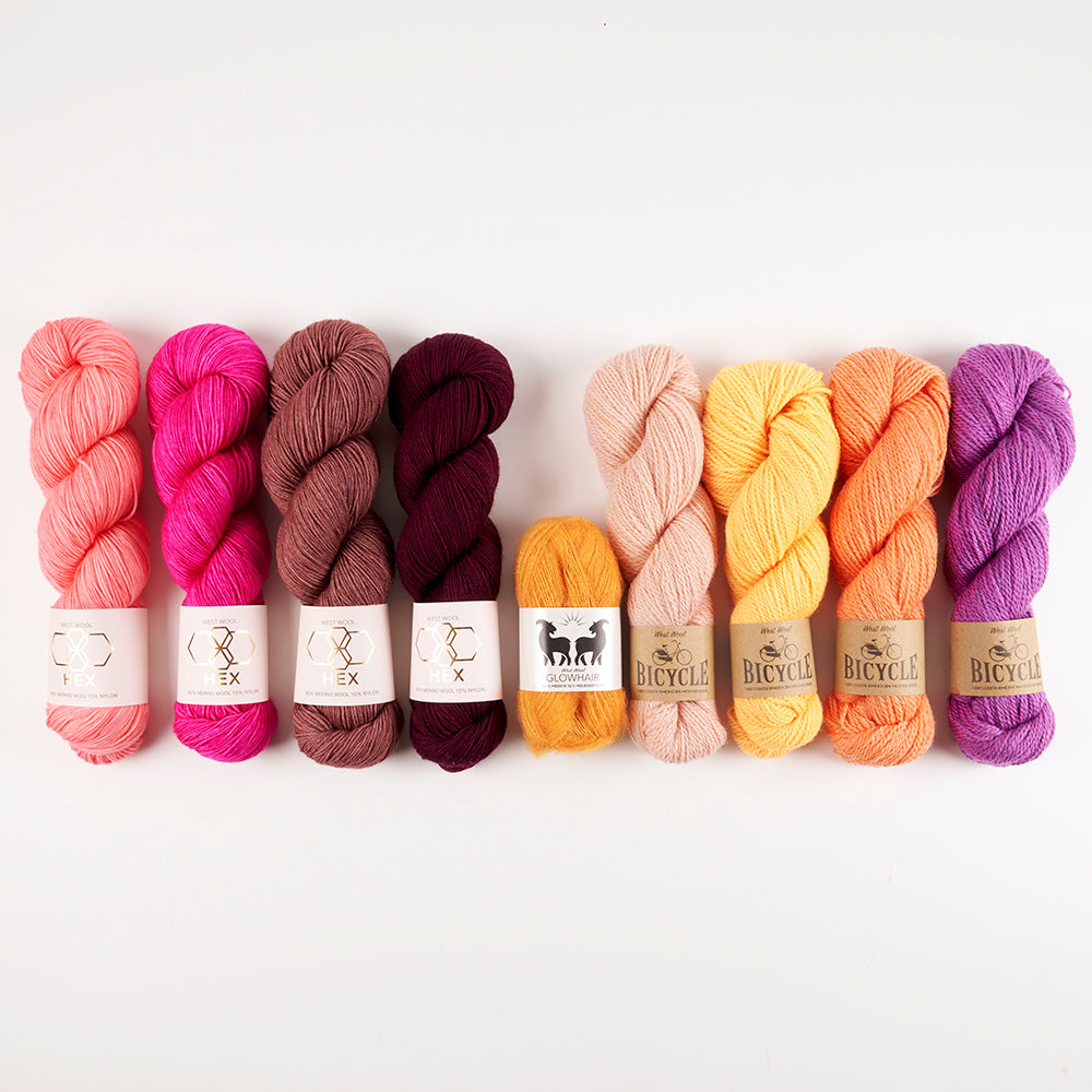 Guava Kaleidoscope - West Wool - MKAL 2026