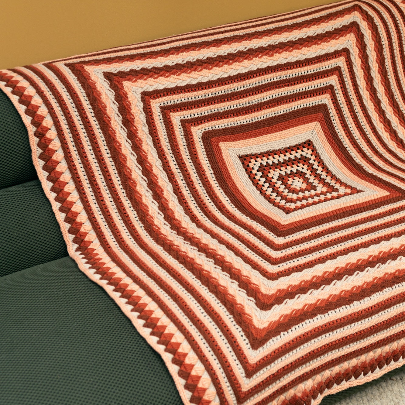 Westknits Patterns GEOGRADIENT BLANKET PATTERN Westknits Pattern