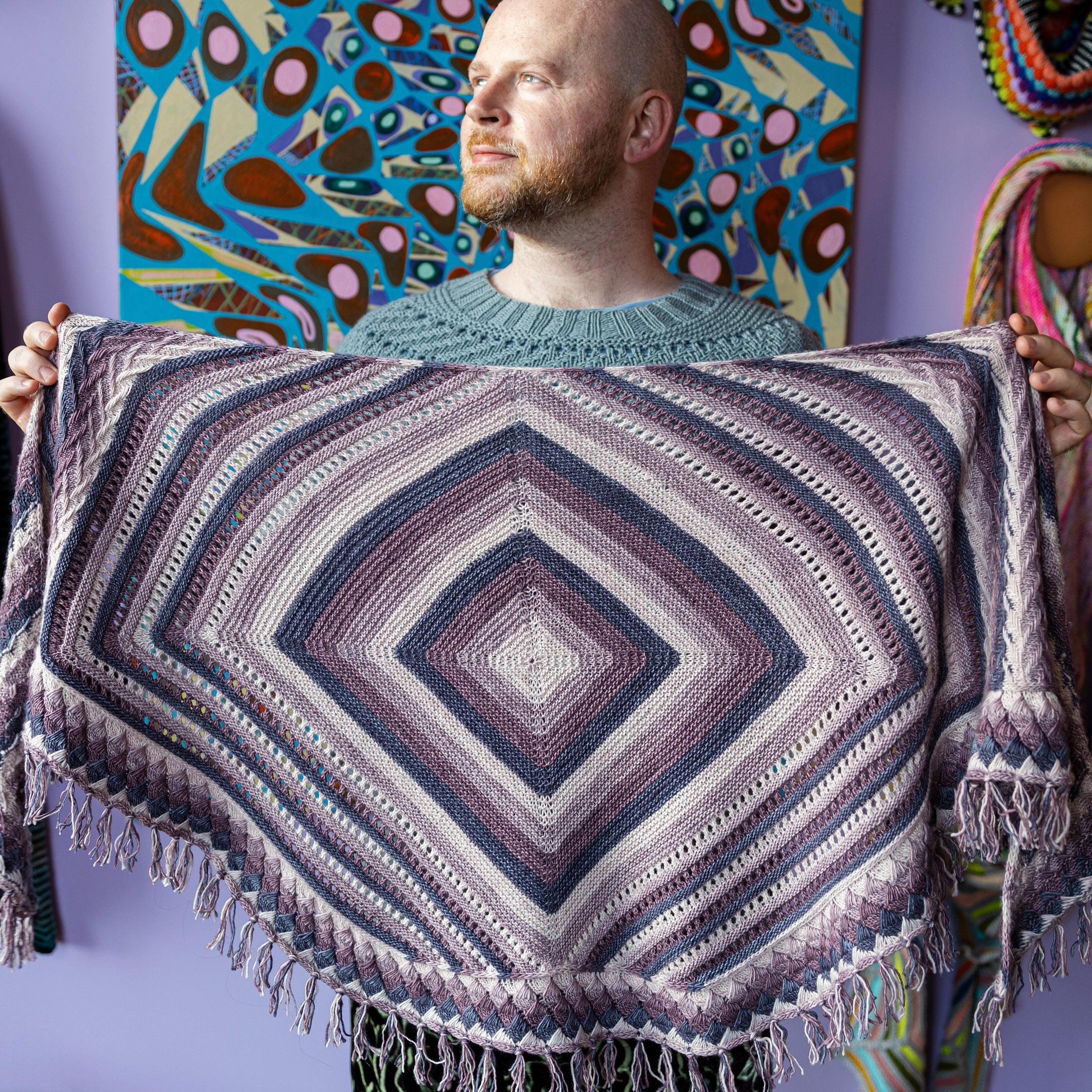 Westknits Patterns GEOGRADIENT SHAWL PATTERN Westknits Pattern