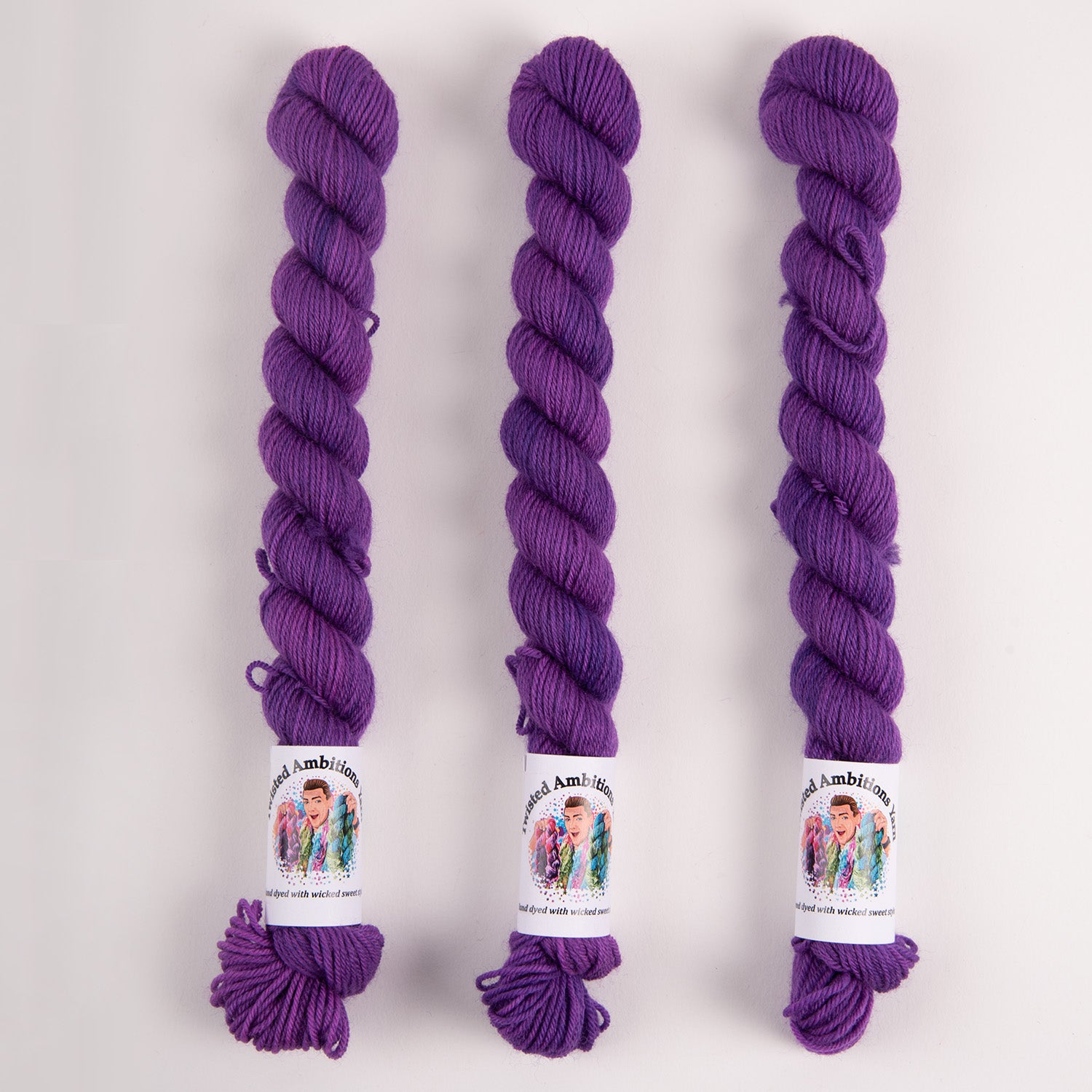 Twisted Ambitions SWEET SOCK MINI - GHASTLY purple Yarn