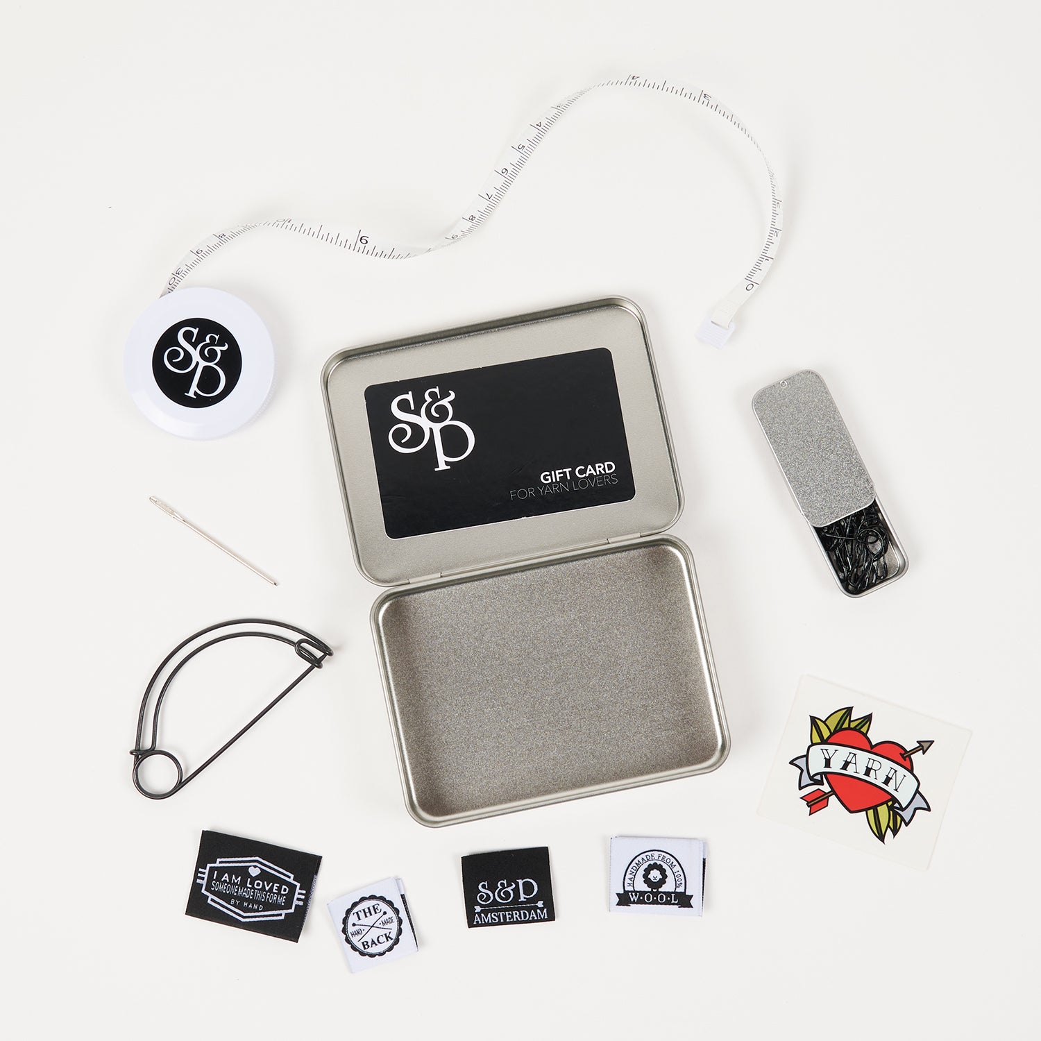 GIFT CARD AND S&P NOTIONS TIN