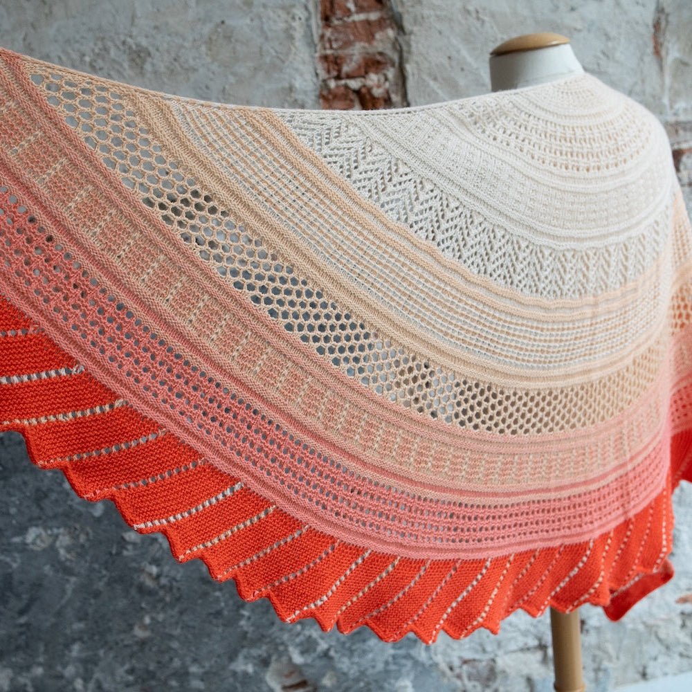 Glittering Snowscape Shawl