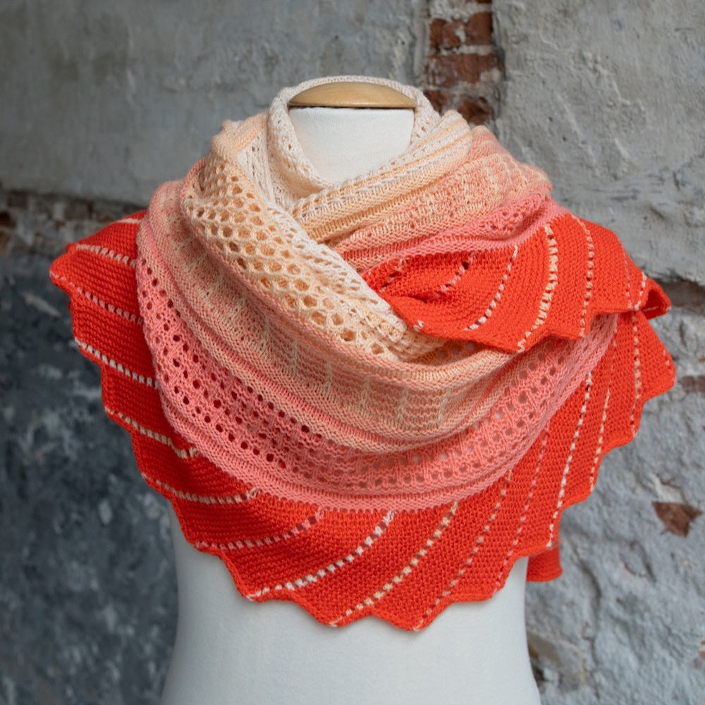 Glittering Snowscape Shawl
