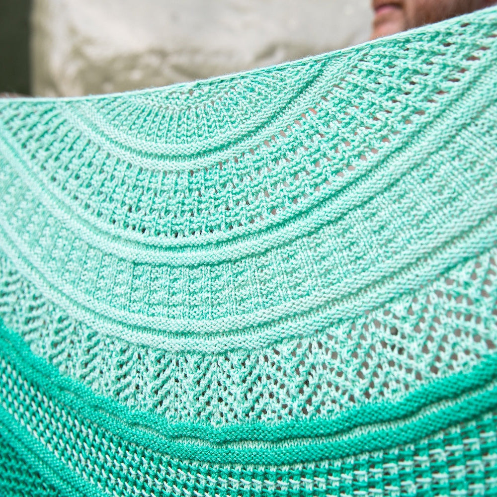 Glittering Snowscape Shawl