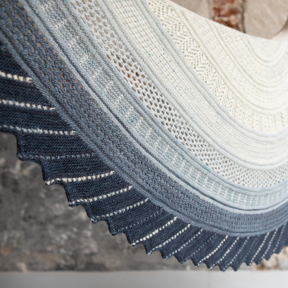 WESTKNITS NO. 3 FIVE-SKEIN FADE SHAWLS – Stephen & Penelope