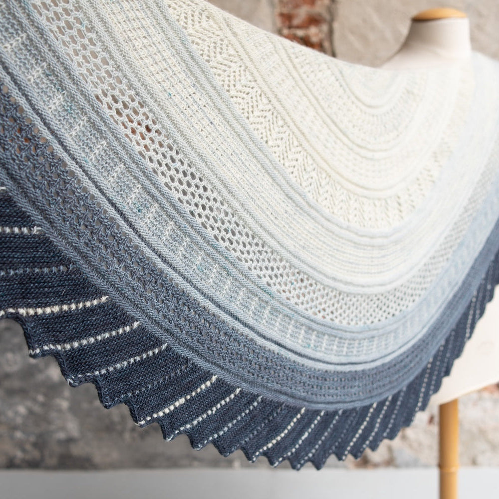 Glittering Snowscape Shawl