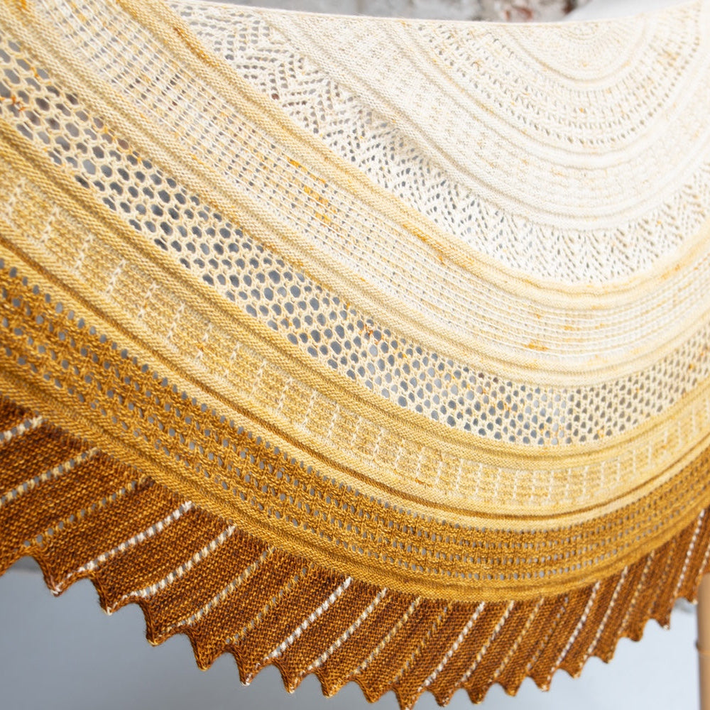 Glittering Snowscape Shawl