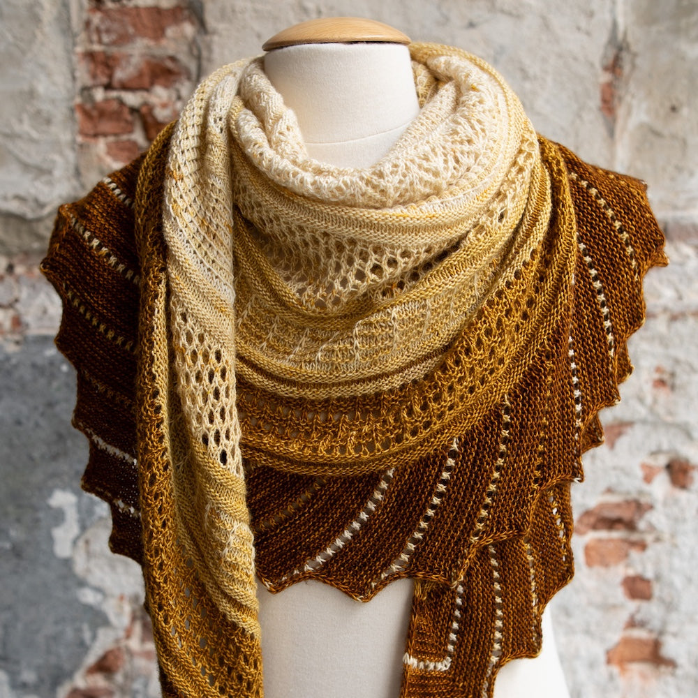 Glittering Snowscape Shawl