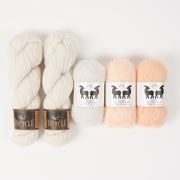 West Wool DELICATE NATURE Mohair Silk Merino wool Mixed Weight Quick Kits