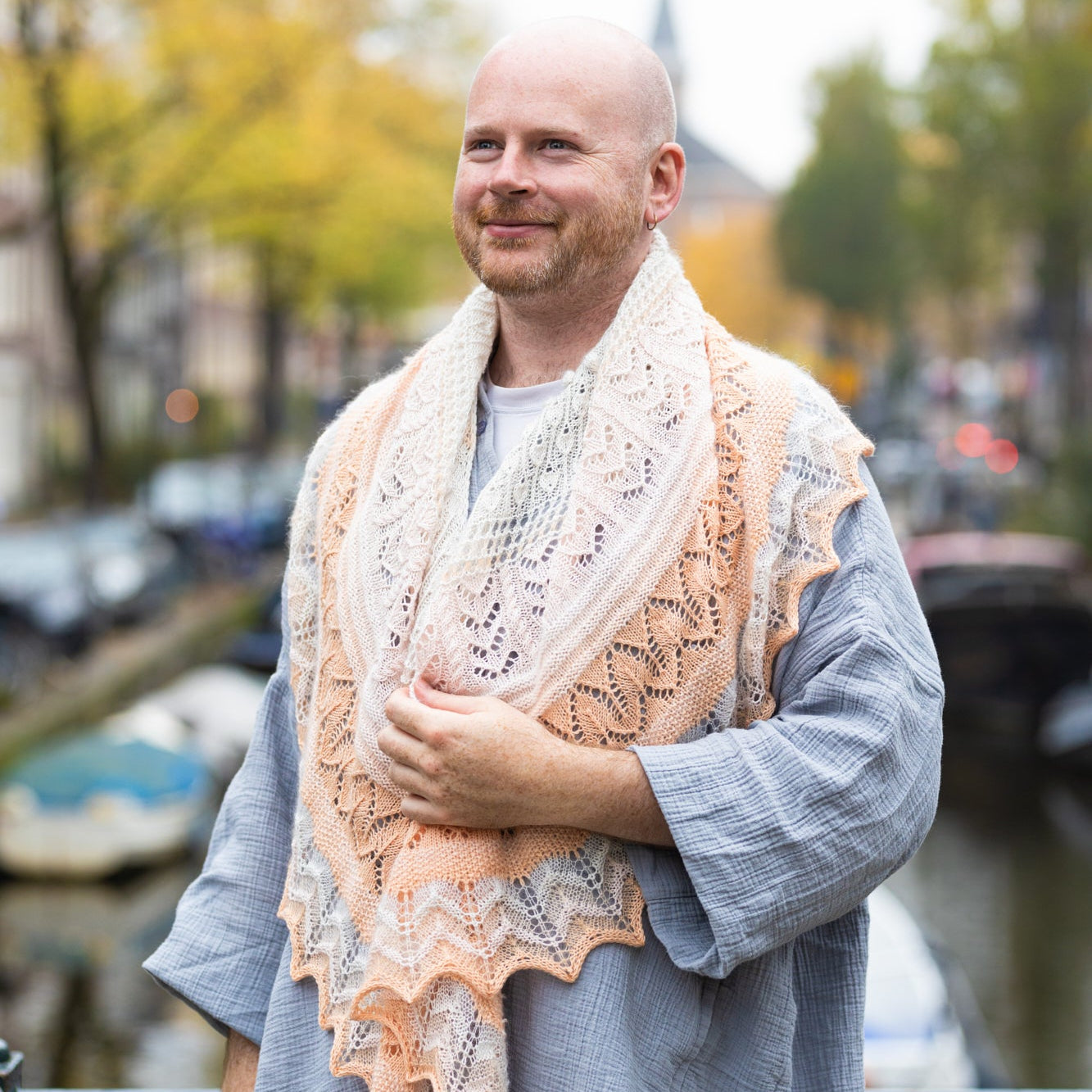 Glowhair Frost Shawl