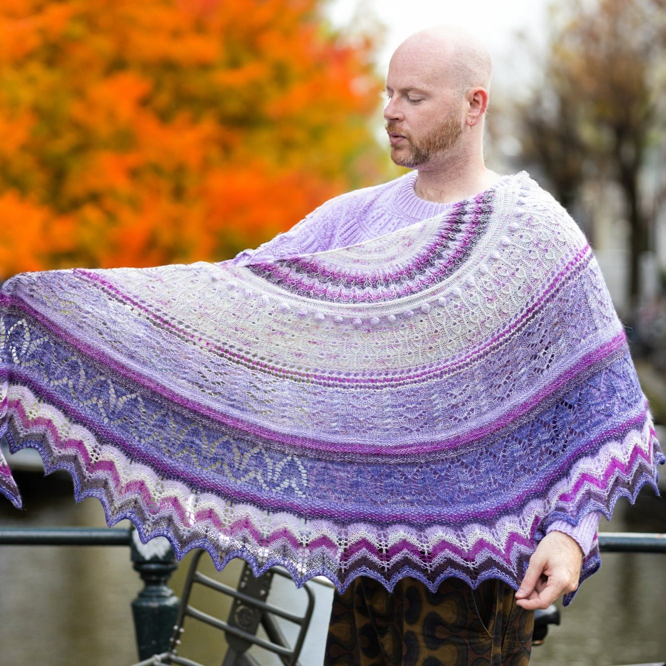 Westknits Patterns GLOWHAIR FROST SHAWL PATTERN Westknits Pattern