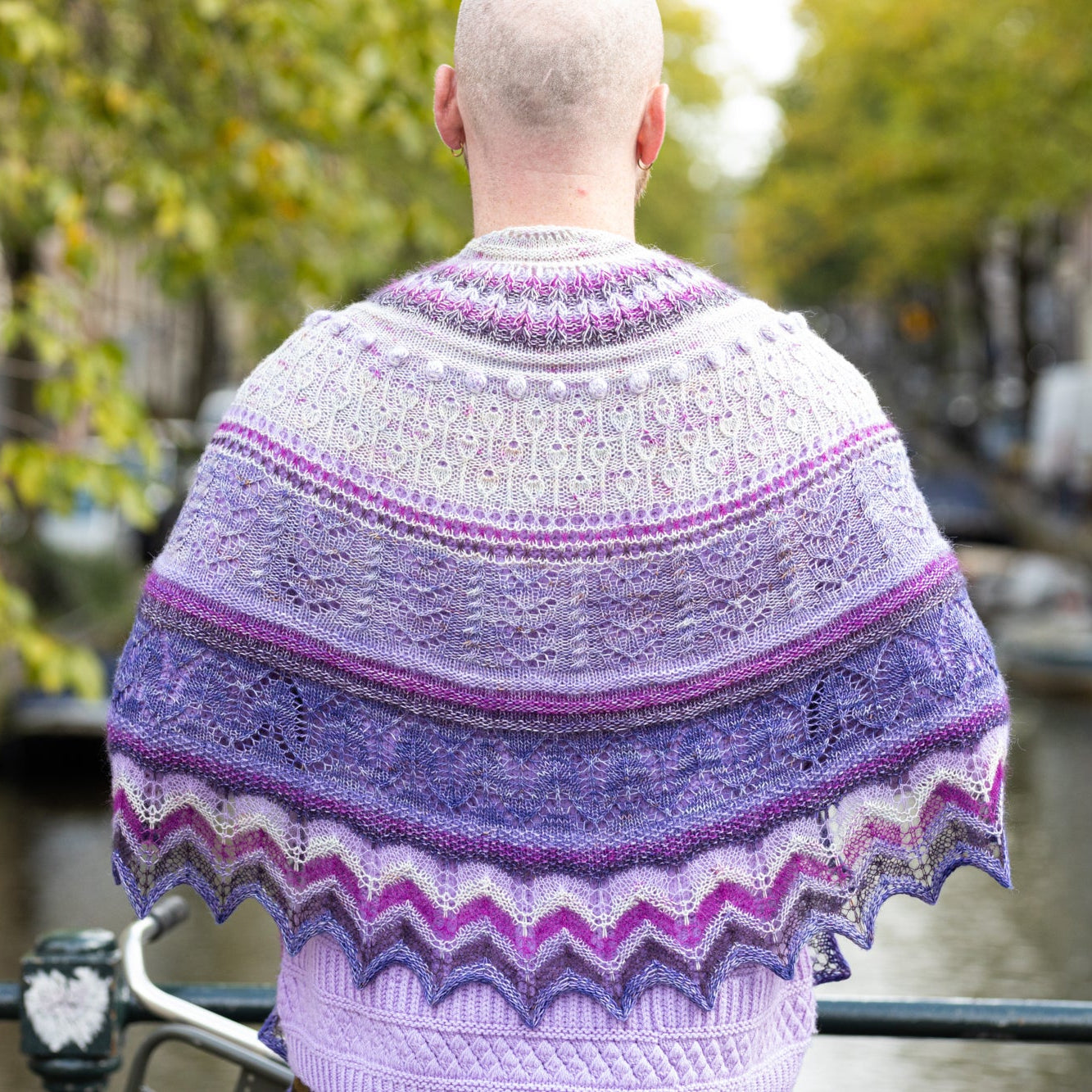 Glowhair Frost Shawl