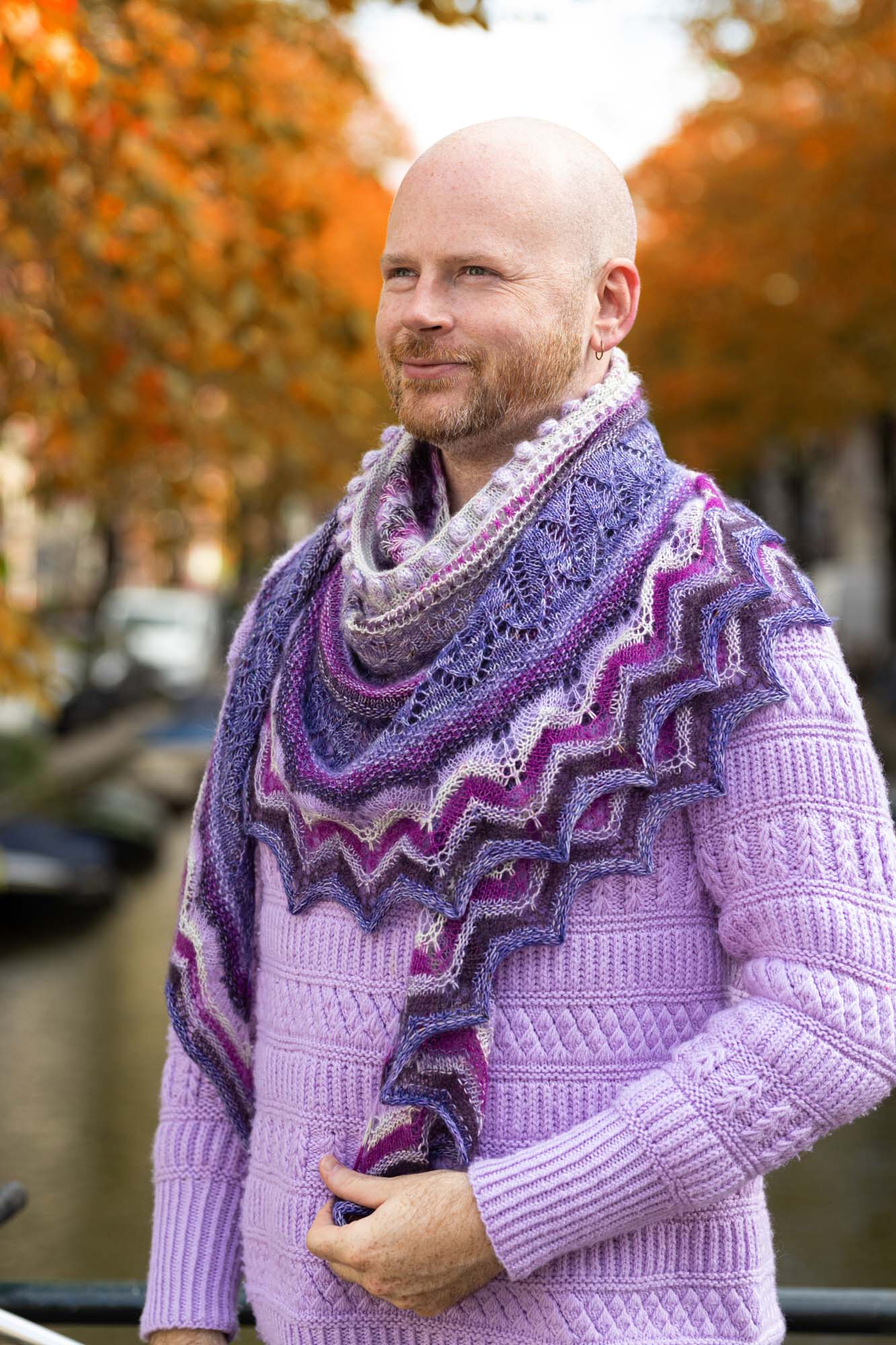 GLOWHAIR FROST SHAWL PATTERN