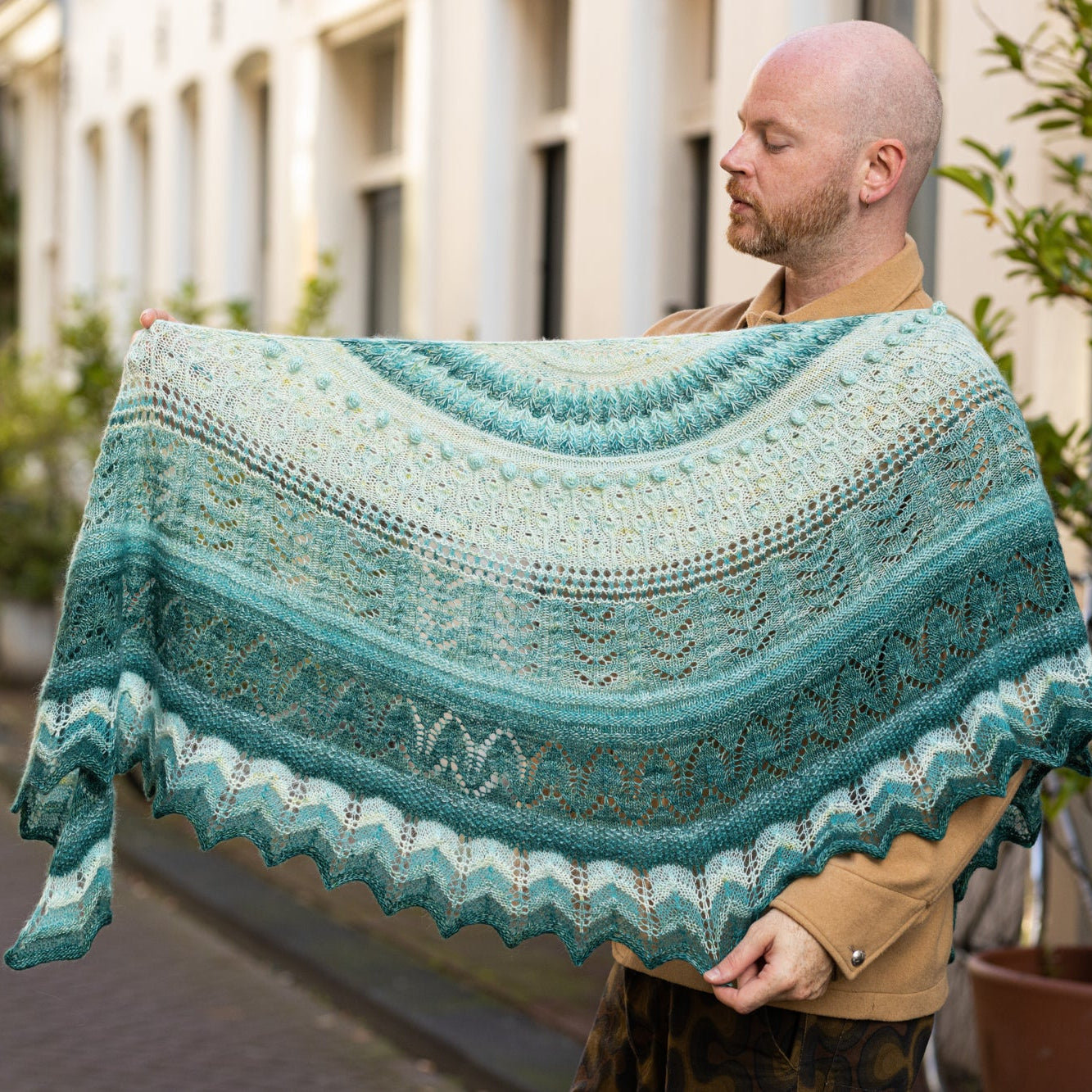 Glowhair Frost Shawl