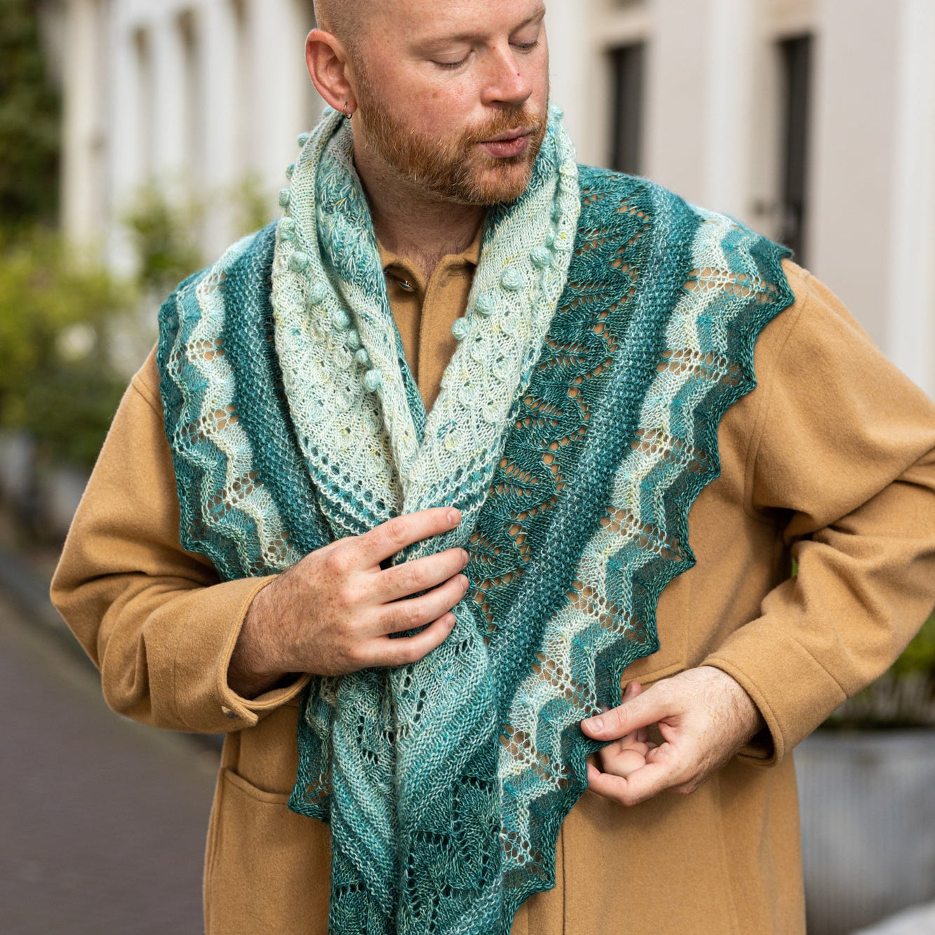 Glowhair Frost Shawl