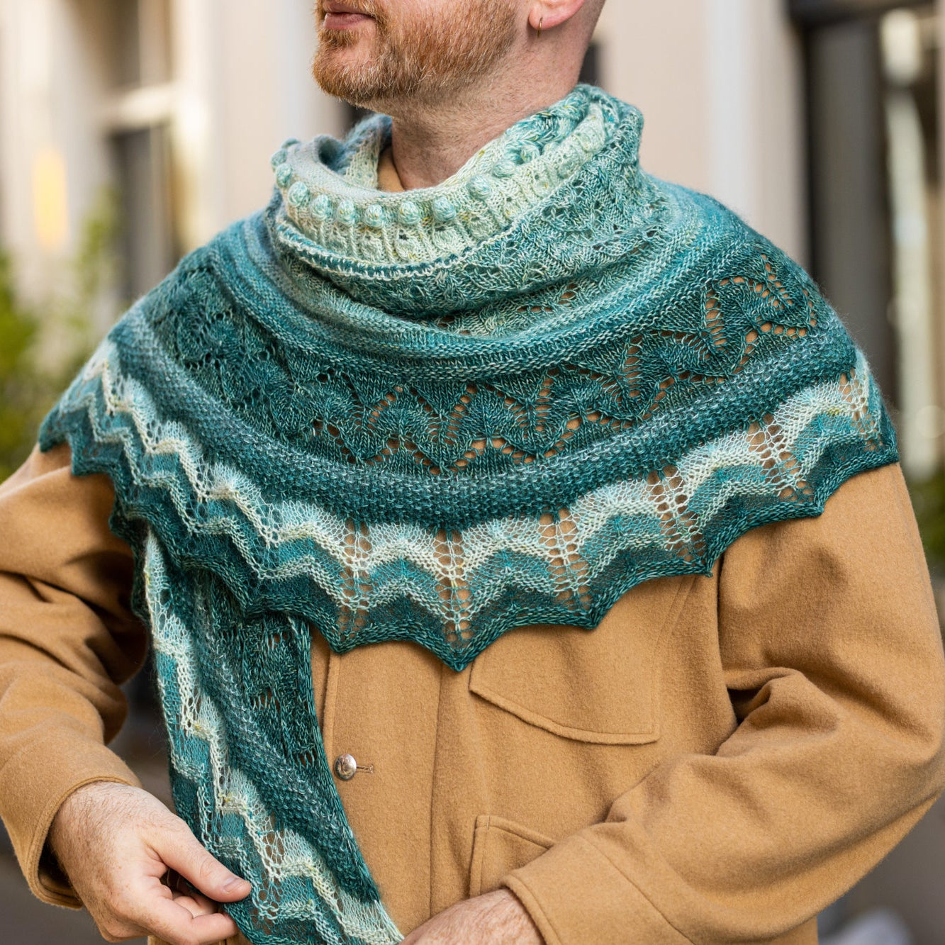 Glowhair Frost Shawl