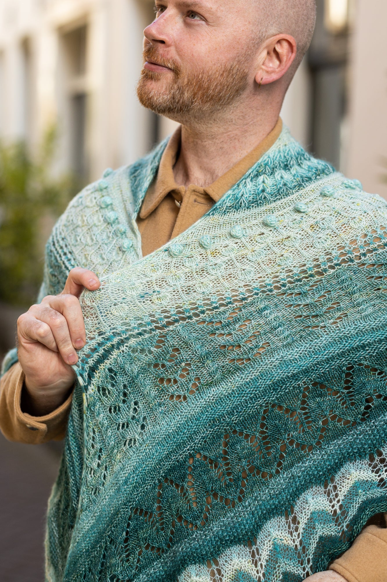 GLOWHAIR FROST SHAWL PATTERN