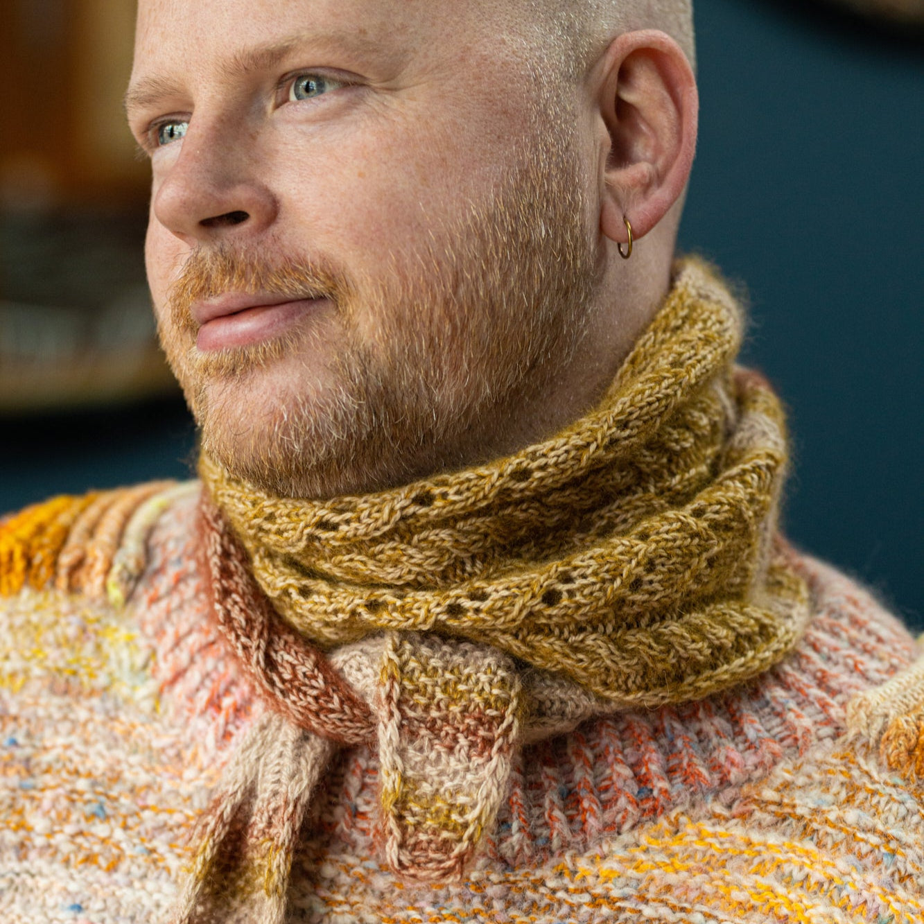 Fabulous Westknits Kits GLOWHAIR FROST SCARFLET Fingering Westknits Kits