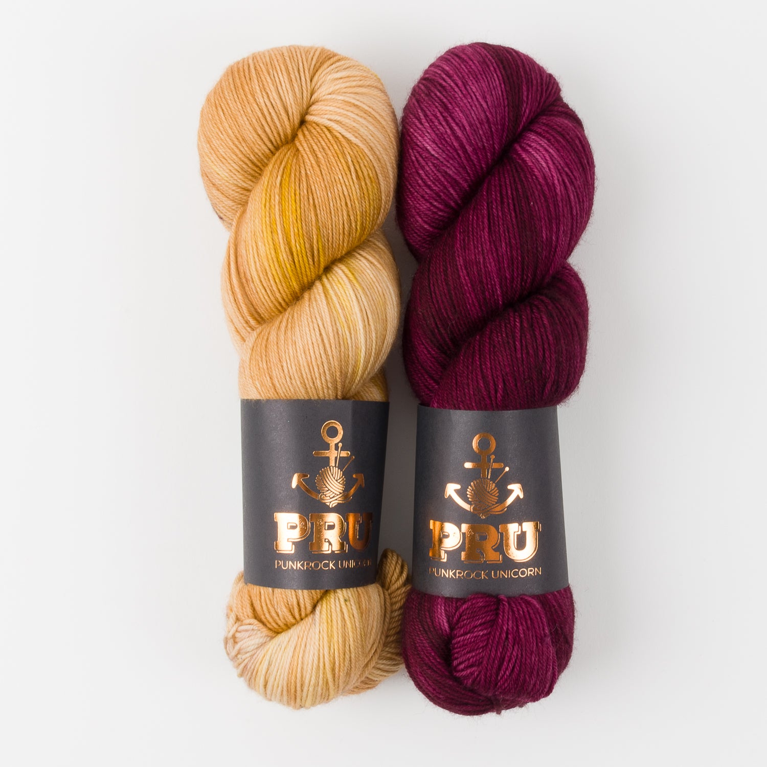 Punk Rock Unicorn GRASSY PUNSCH Merino wool Nylon Fingering Quick Kits