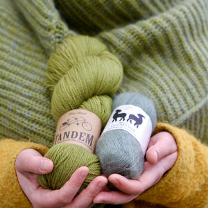 GREYKJAVIK SHAWL - SAGE FERN