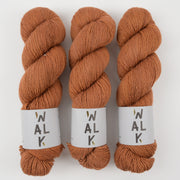 WALK Collection COTTAGE MERINO - HAZELNUT Merino wool Fingering brown Yarn