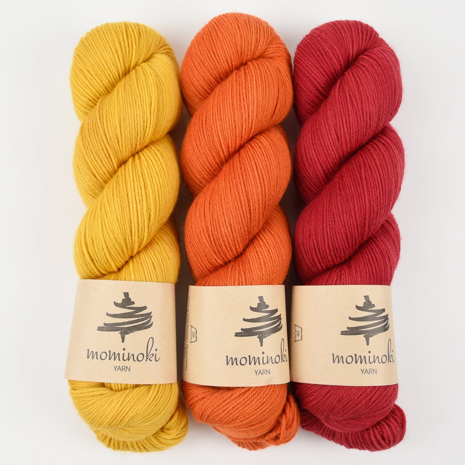 Mominoki Yarn HEARTFELT COMPLIMENT Merino wool Polyamide Fingering Quick Kits