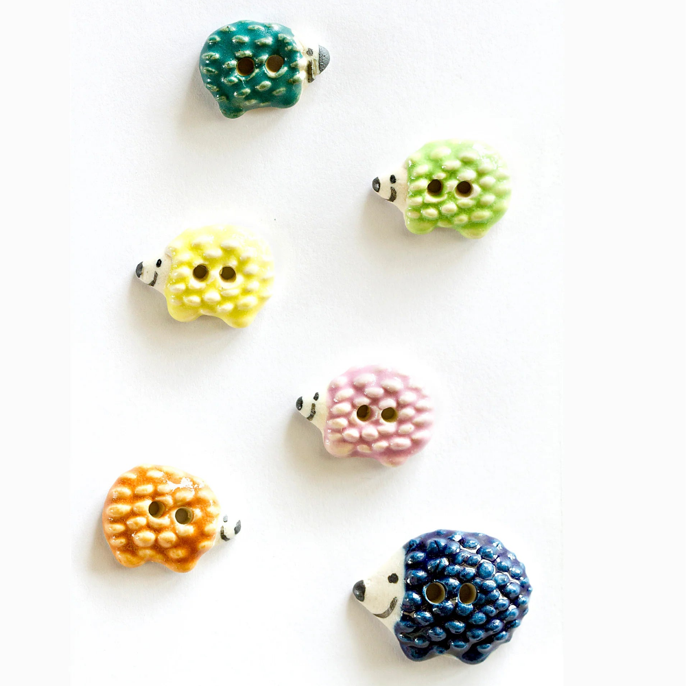 Incomparable Buttons HEDGEHOG BUTTONS Button