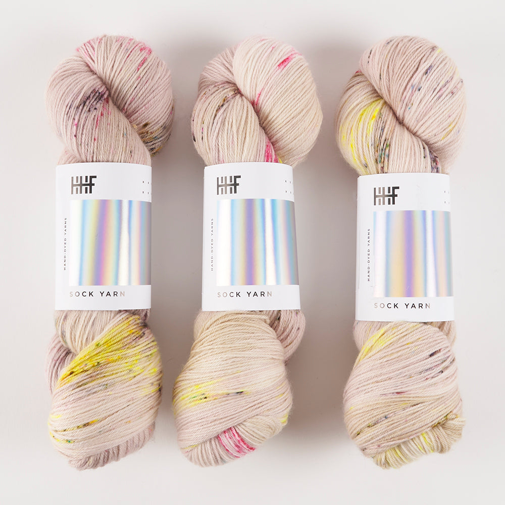 Hedgehog Fibres HEDGEHOG SOCK - DUCK DUCK GOOSE Merino wool Nylon Fingering beige Yarn
