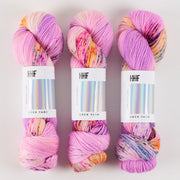 Hedgehog Fibres HEDGEHOG SOCK - FUN FAIR Merino wool Nylon Fingering multicolour purple Yarn