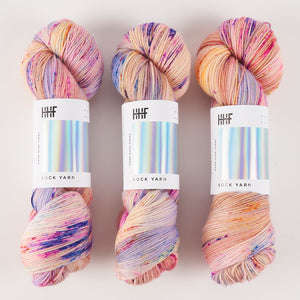 Hedgehog Fibres HEDGEHOG SOCK - KISSES Merino wool Nylon Fingering multicolour Yarn