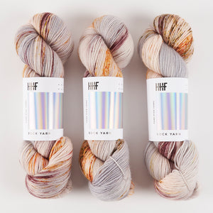 Hedgehog Fibres HEDGEHOG SOCK - LIEBLING Merino wool Nylon Fingering grey beige Yarn