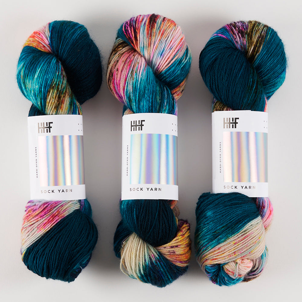 Hedgehog Fibres HEDGEHOG SOCK - LIGHT YEAR Merino wool Nylon Fingering multicolour Yarn