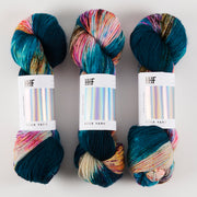 Hedgehog Fibres HEDGEHOG SOCK - LIGHT YEAR Merino wool Nylon Fingering multicolour Yarn