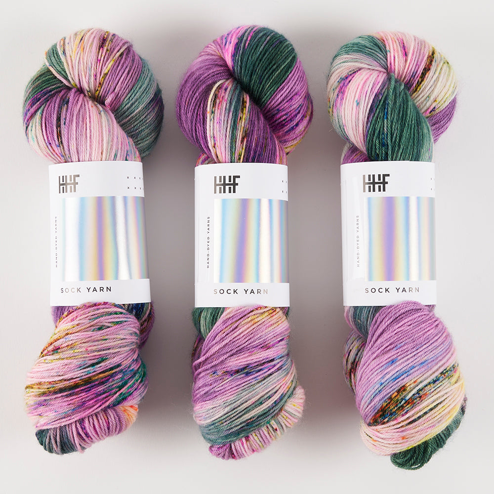 Hedgehog Fibres HEDGEHOG SOCK - MAGIC MIRROR Merino wool Nylon Fingering multicolour Yarn