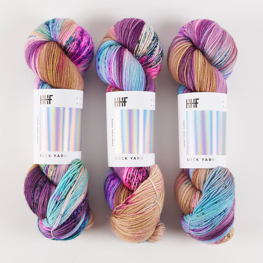 Hedgehog Fibres HEDGEHOG SOCK - MOOD RING Merino wool Nylon Fingering multicolour Yarn