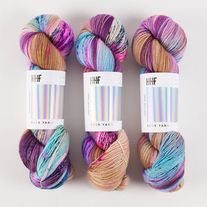 Hedgehog Fibres HEDGEHOG SOCK - MOOD RING Merino wool Nylon Fingering multicolour Yarn