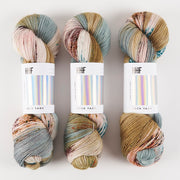 Hedgehog Fibres HEDGEHOG SOCK - MOSS AGATE Merino wool Nylon Fingering multicolour Yarn