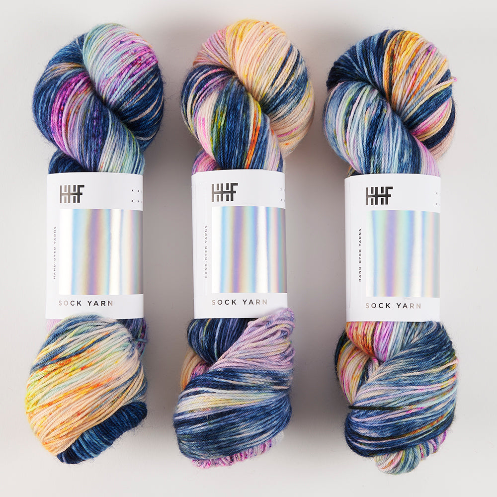 Hedgehog Fibres HEDGEHOG SOCK - SHOOTING STAR Merino wool Nylon Fingering multicolour Yarn