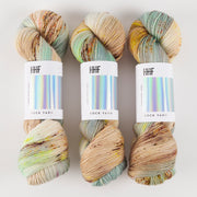 Hedgehog Fibres HEDGEHOG SOCK - SOLITUDE Merino wool Nylon Fingering multicolour beige Yarn