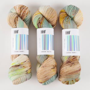 Hedgehog Fibres HEDGEHOG SOCK - SOLITUDE Merino wool Nylon Fingering multicolour beige Yarn
