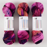 Hedgehog Fibres HEDGEHOG SOCK - VERY BERRY Merino wool Nylon Fingering purple Yarn