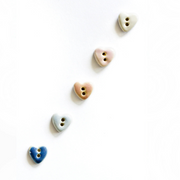 Incomparable Buttons PASTEL HEART BUTTONS Button