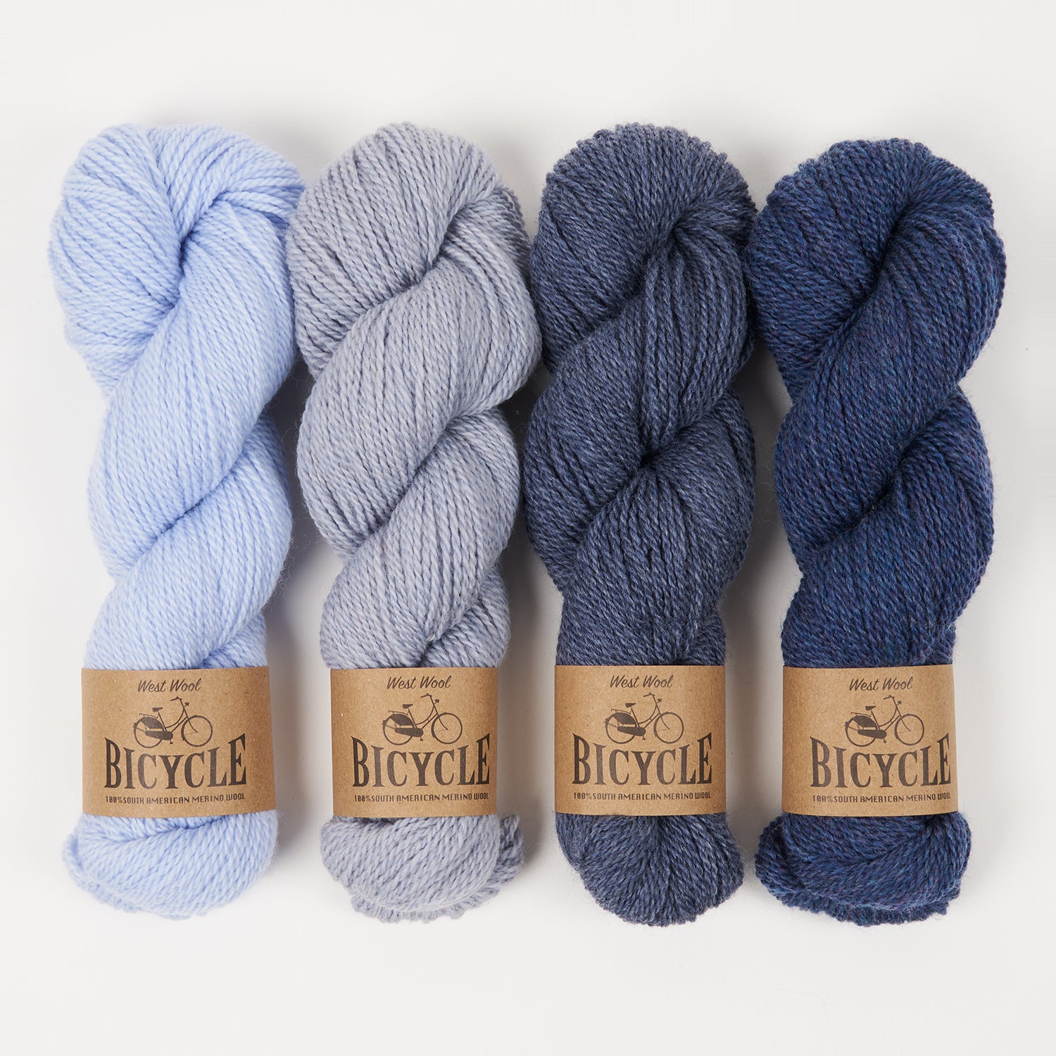 West Wool CIRRUS FROST Merino wool Fingering Quick Kits