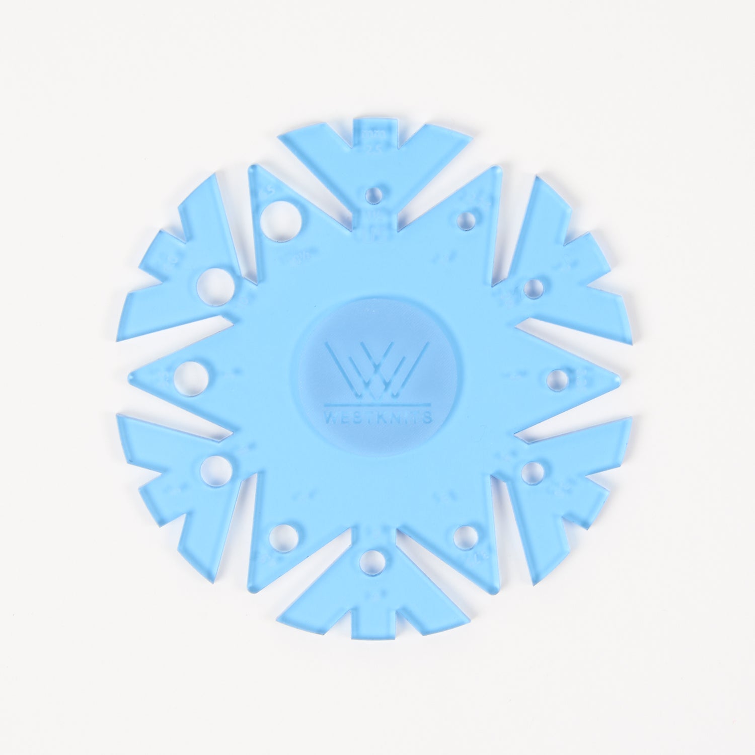 Stephen & Penelope Notions SNOWFLAKE NEEDLE GAUGE Tools