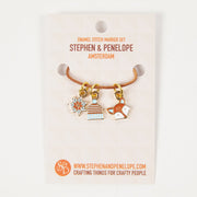 Stephen & Penelope Notions ENAMEL STITCH MARKER SET - FOX Sundries