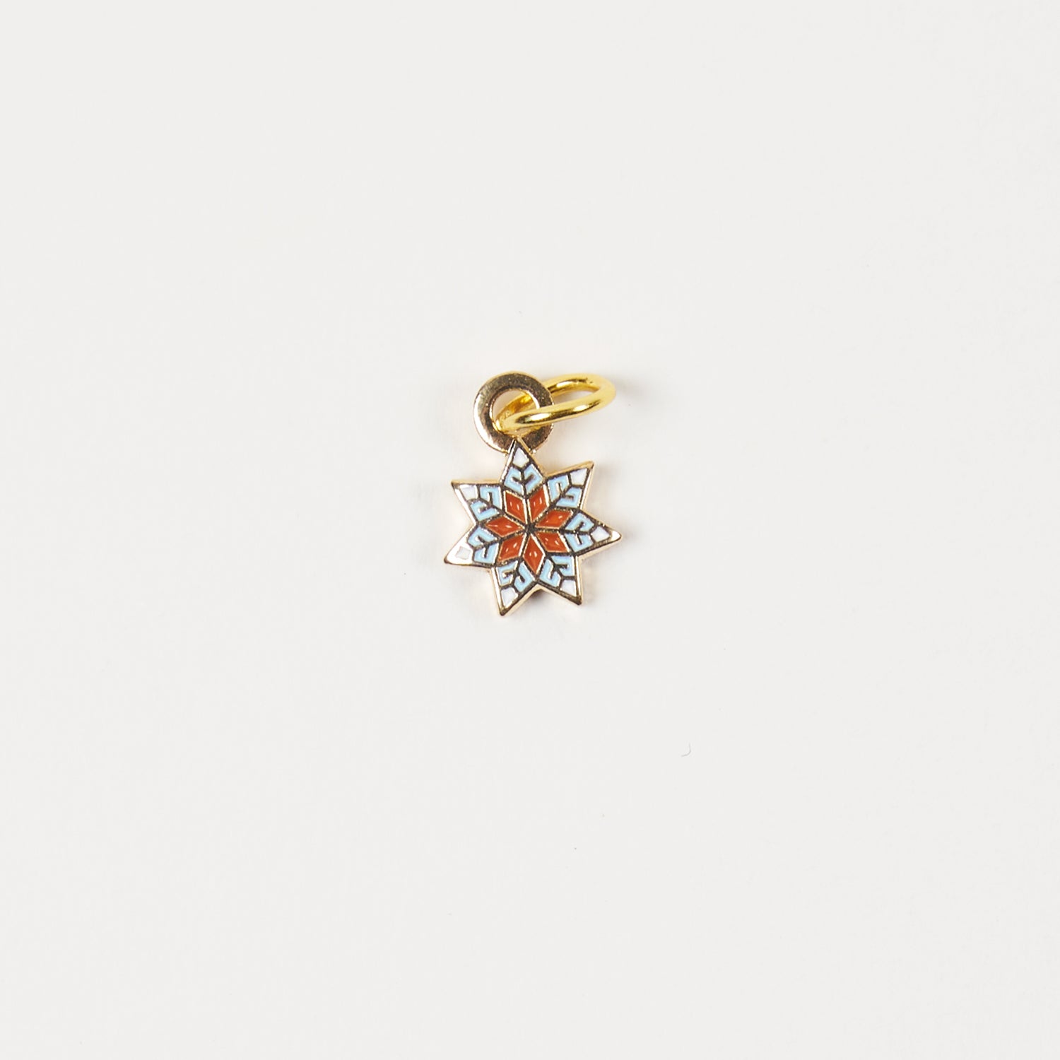 ENAMEL STITCH MARKER SET - FOX