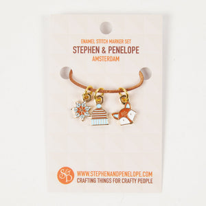 HKAL 2025 ENAMEL STITCH MARKER SET - FOX