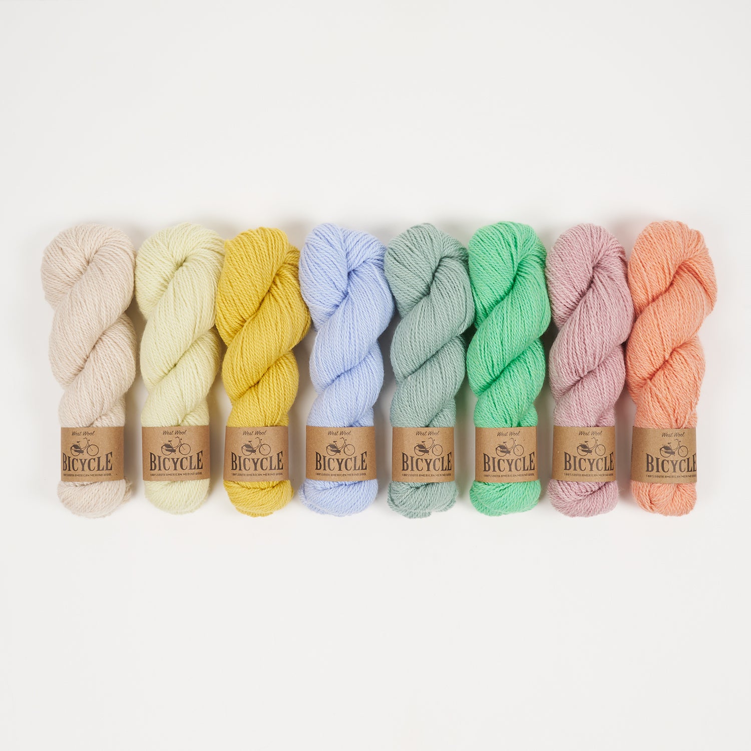 West Wool ICELANDSCAPE SHAWL - POLAR Merino wool Fingering multicolour HKAL Kit
